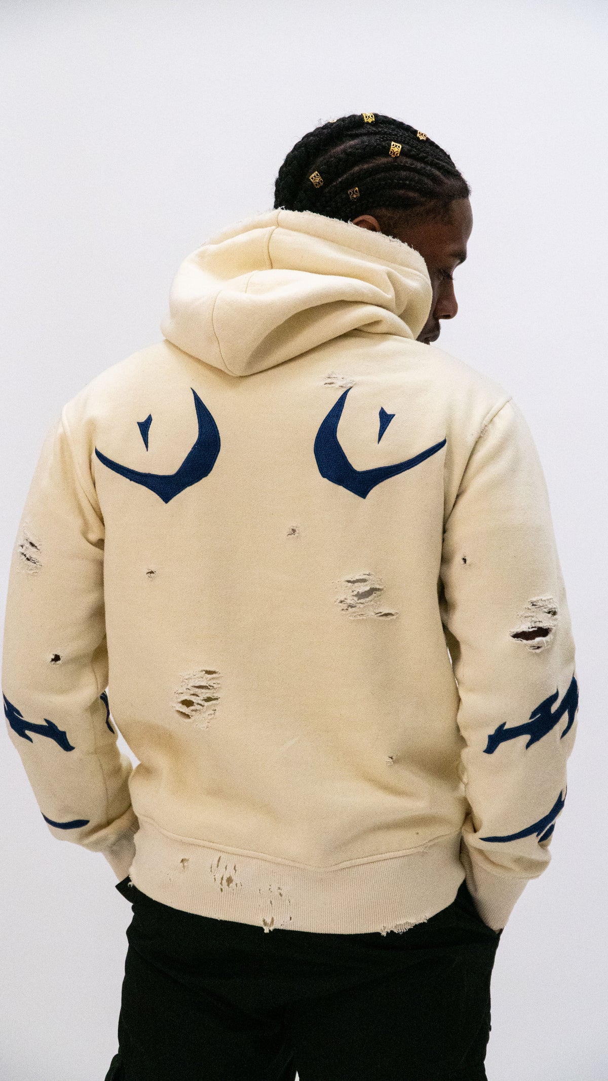 Distressed Yusuke Demon Hoodie [PREORDER]